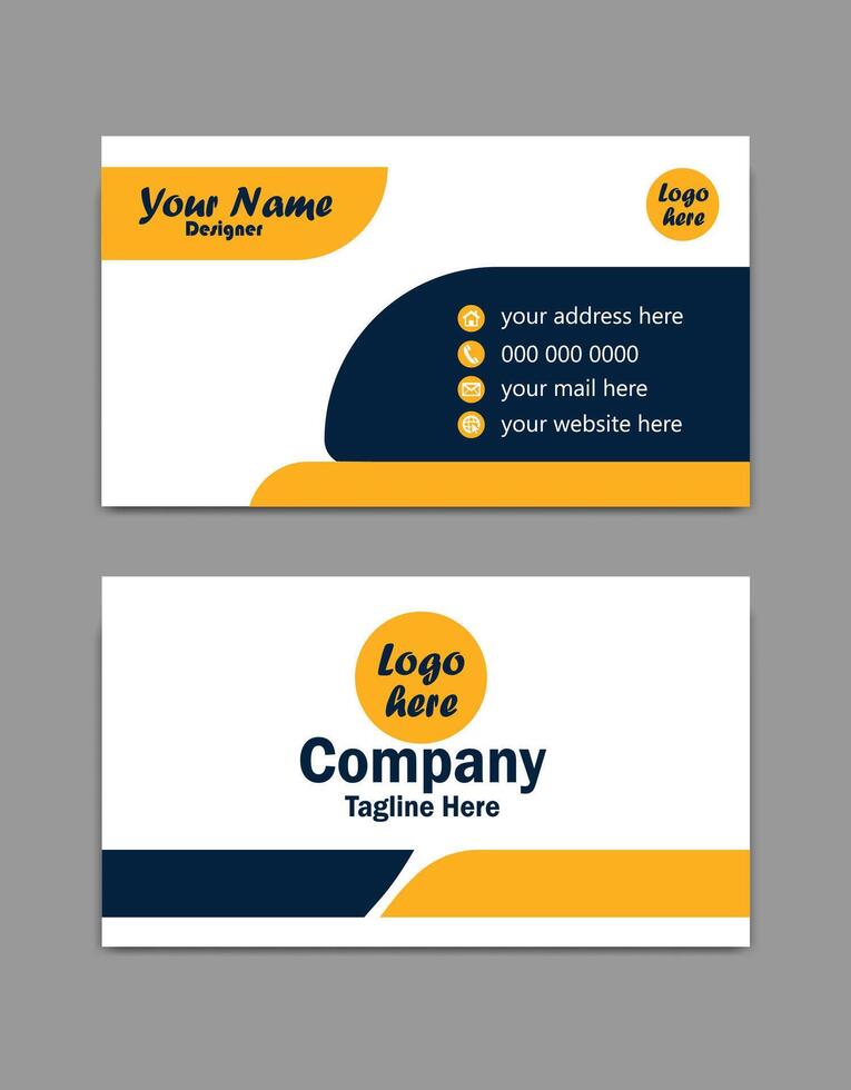 sencillo limpiar elegante resumen mínimo empresa creativo moderno corporativo profesional nombre visitando negocio tarjeta diseño modelo gratis vector