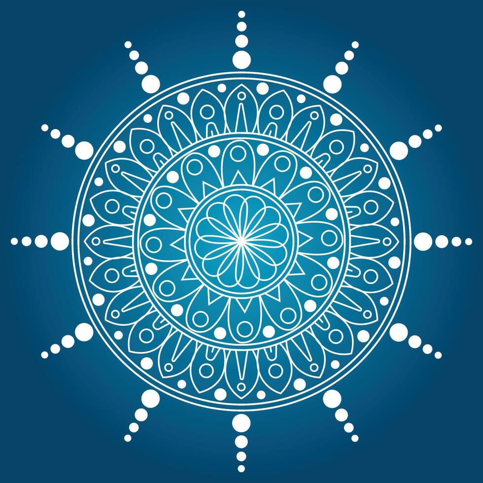 mandala background design vector