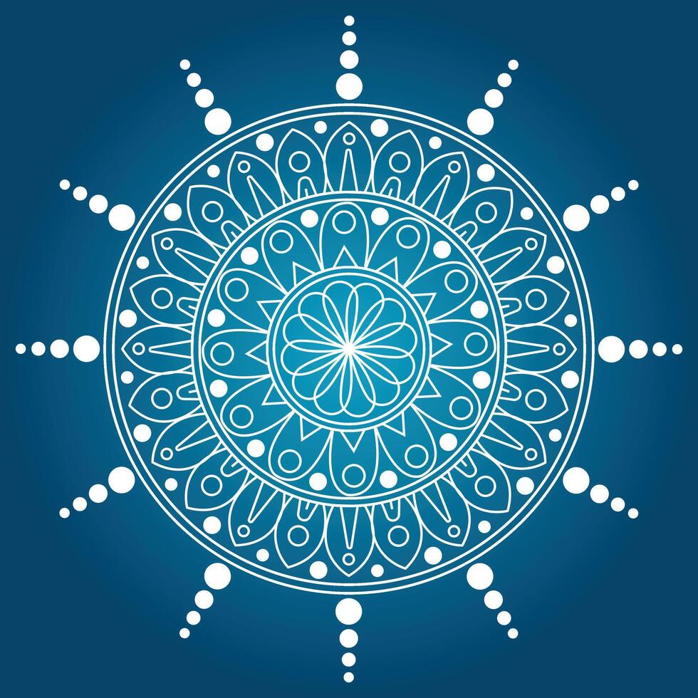 mandala background design vector