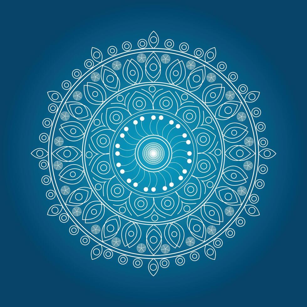mandala background design vector