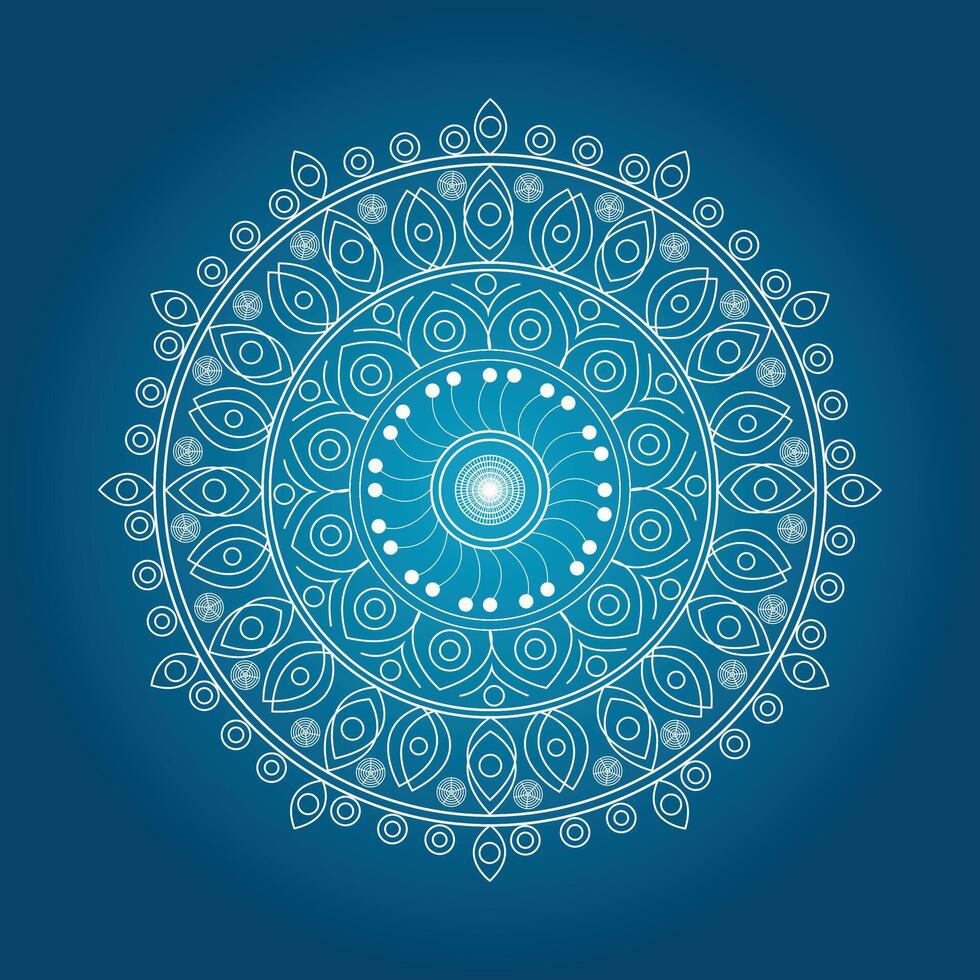 mandala background design vector