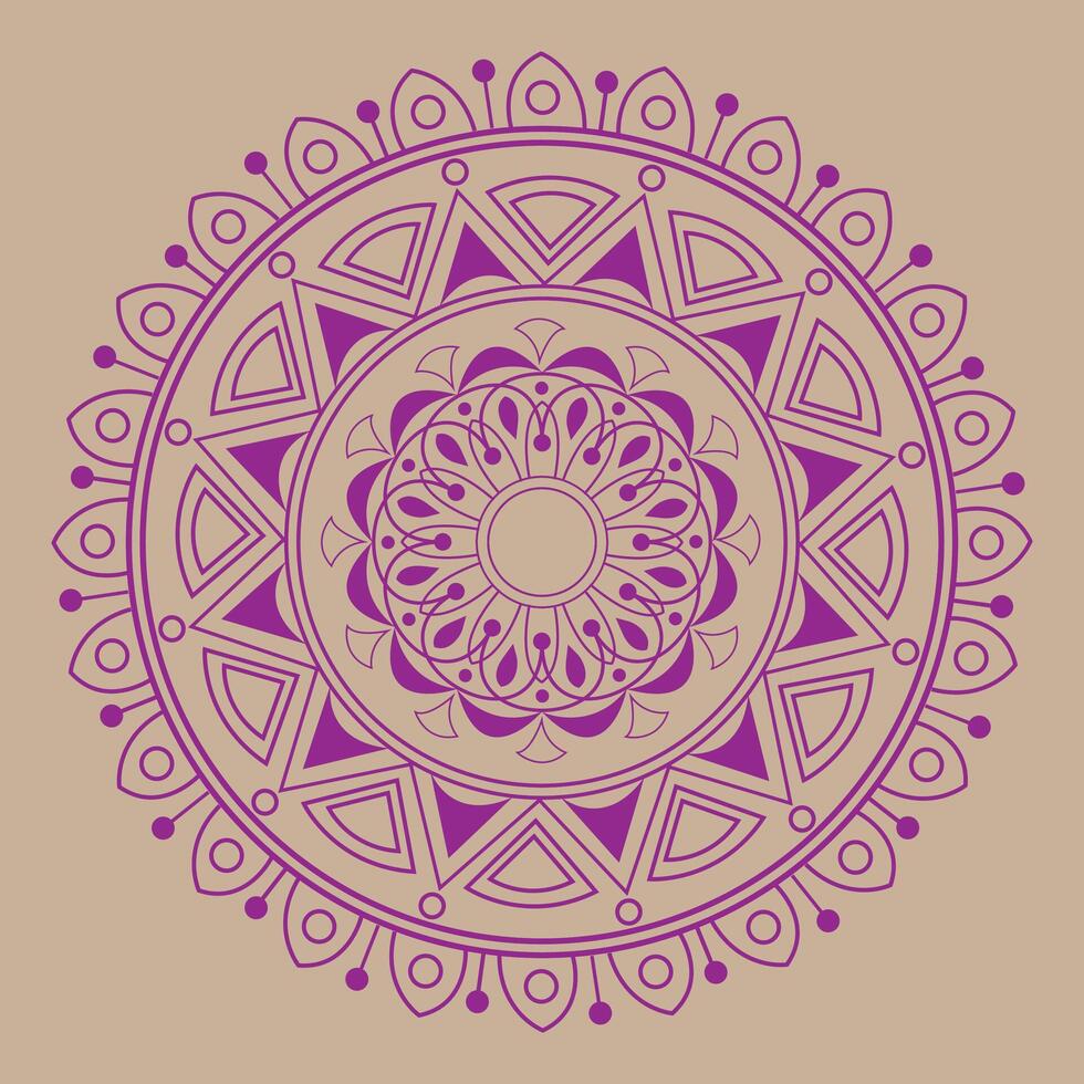 diseño de fondo de mandala vector