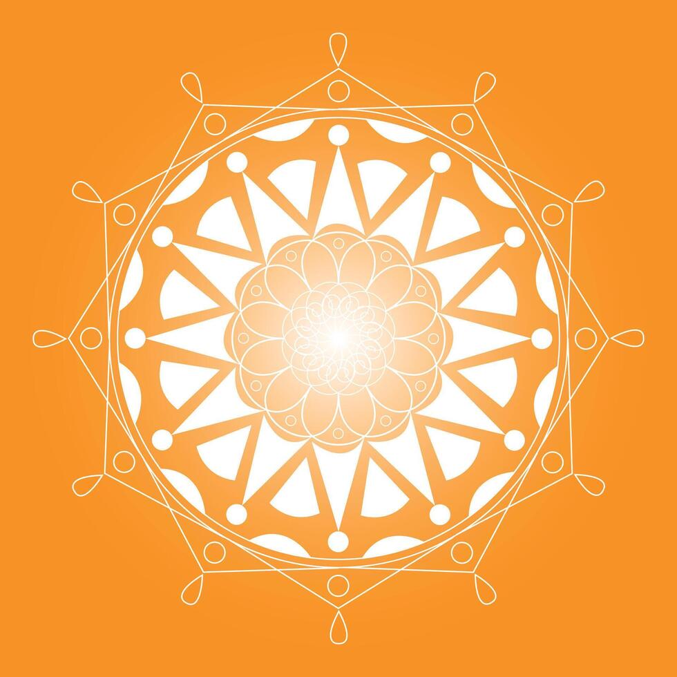 mandala background design vector