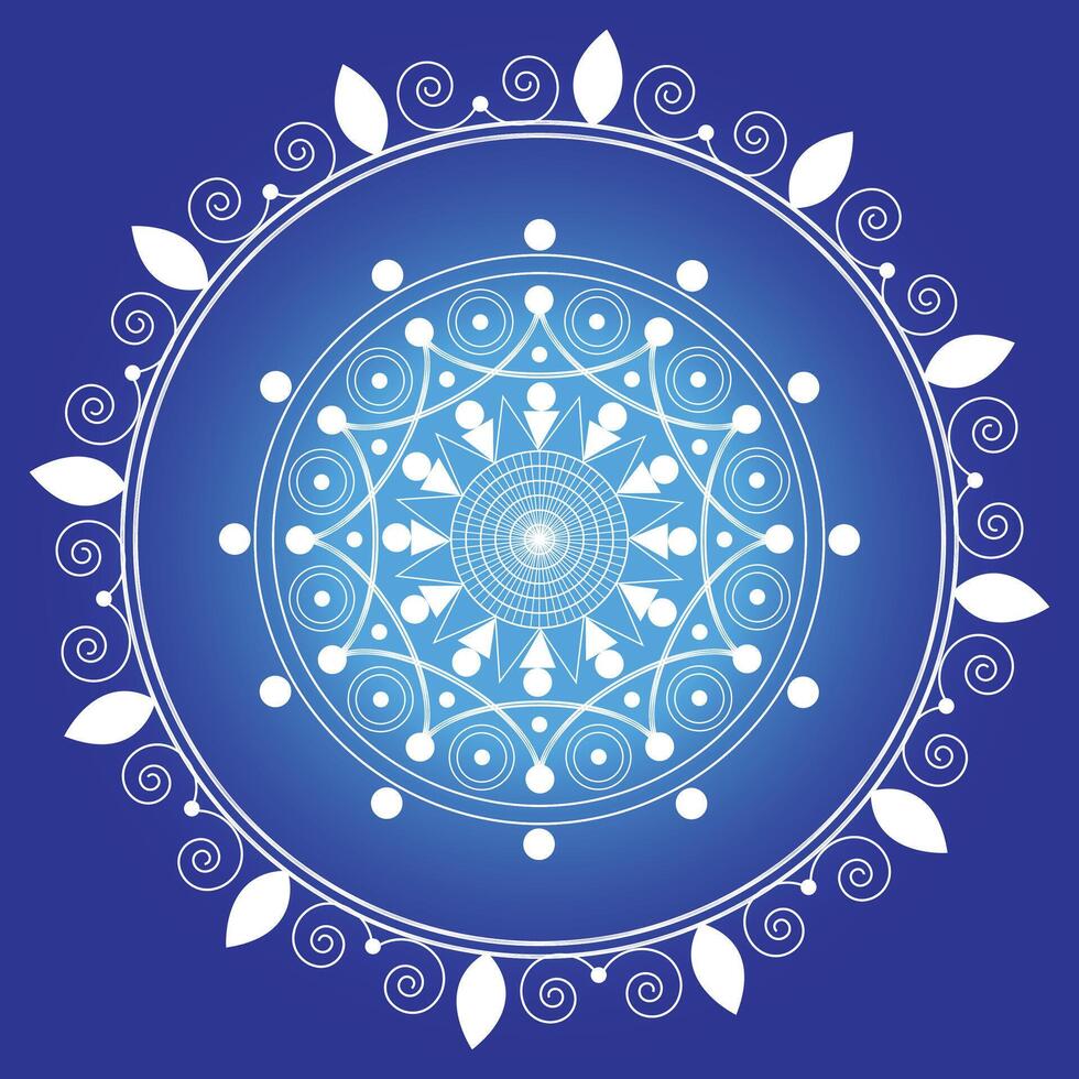 diseño de fondo de mandala vector