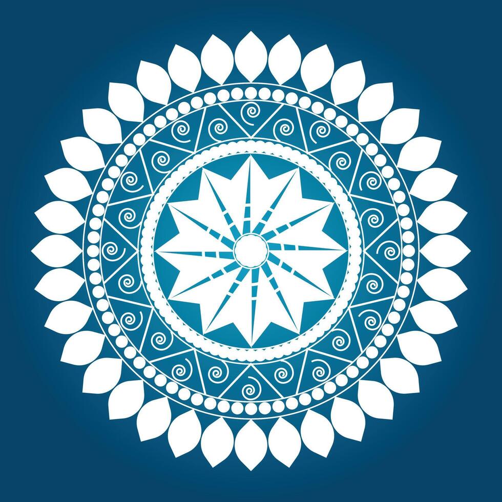 diseño de fondo de mandala vector