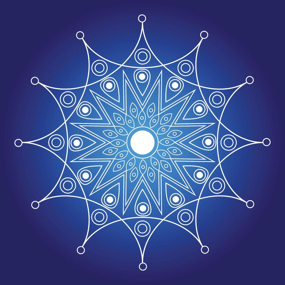 mandala background design vector