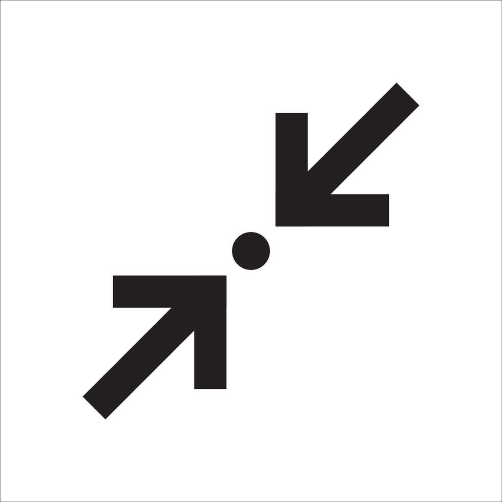 illustration of the minimize button icon vector design