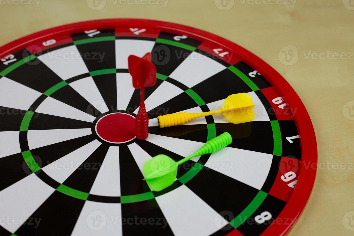 Sports game for young children to aiming and throwing weapon at target, magnetic darts for kids safety photo