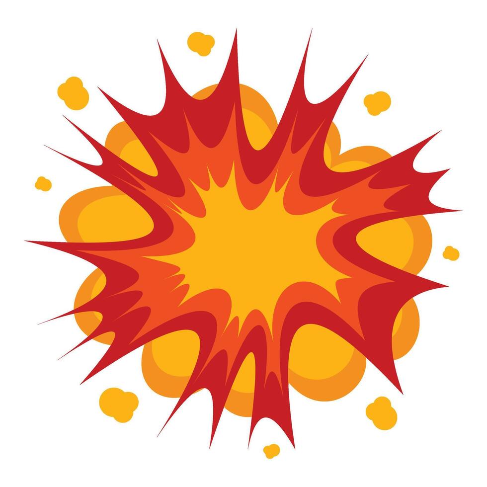 Comic Explosion Effect vector