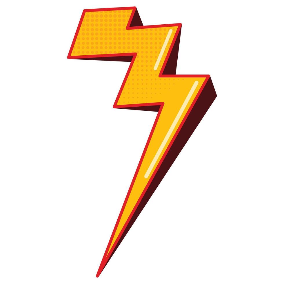 Retro Comic Thunder vector