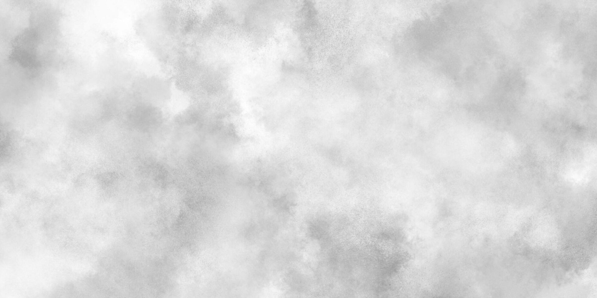 Abstract cloudy silver ink effect white paper texture, Old and grainy white or grey grunge texture, black and whiter background with puffy smoke, white background illustration. photo