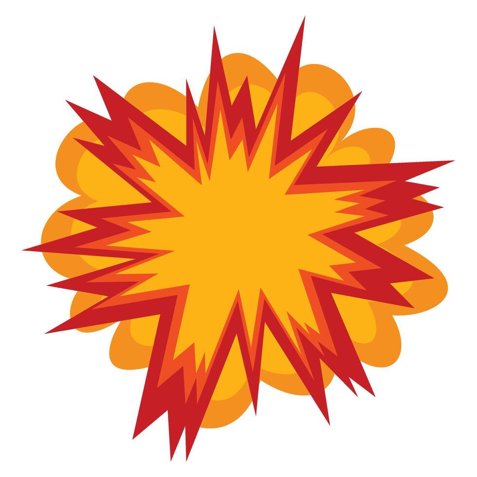 Comic Explosion Effect vector
