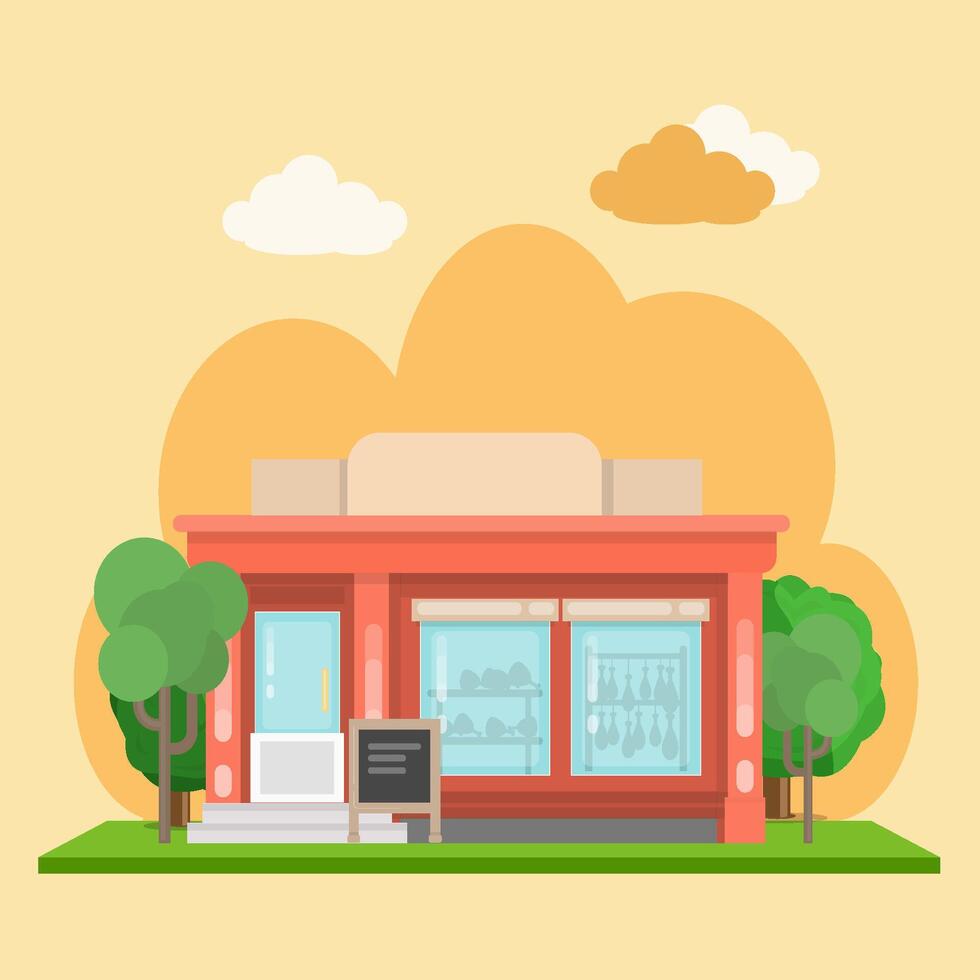 Home store market vector design