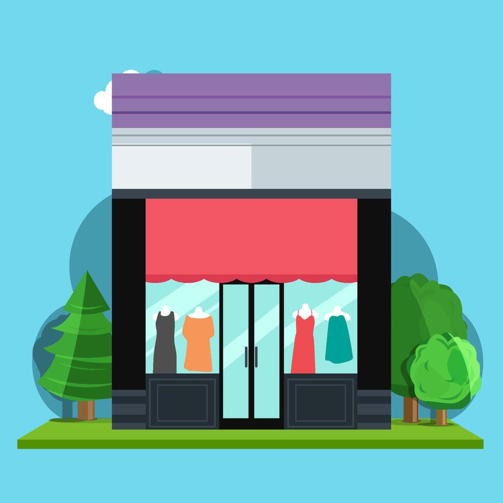 Home store market vector design