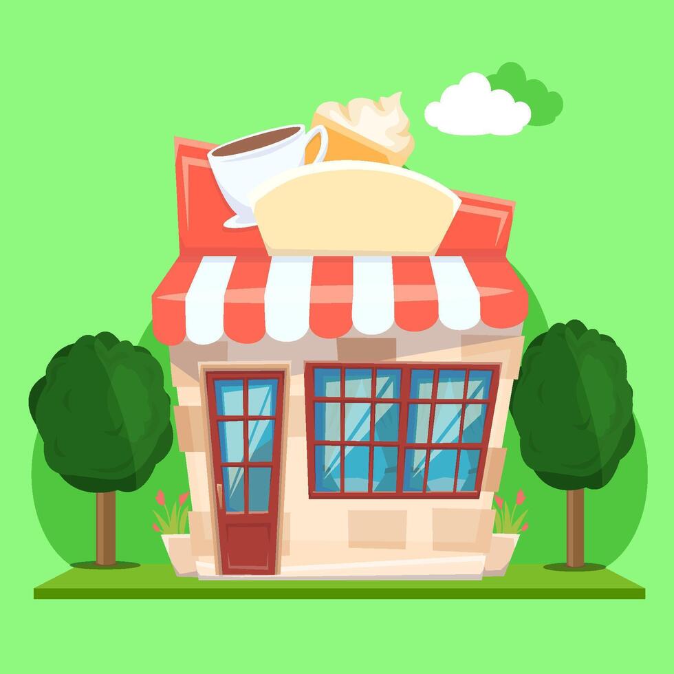 Home store market vector design