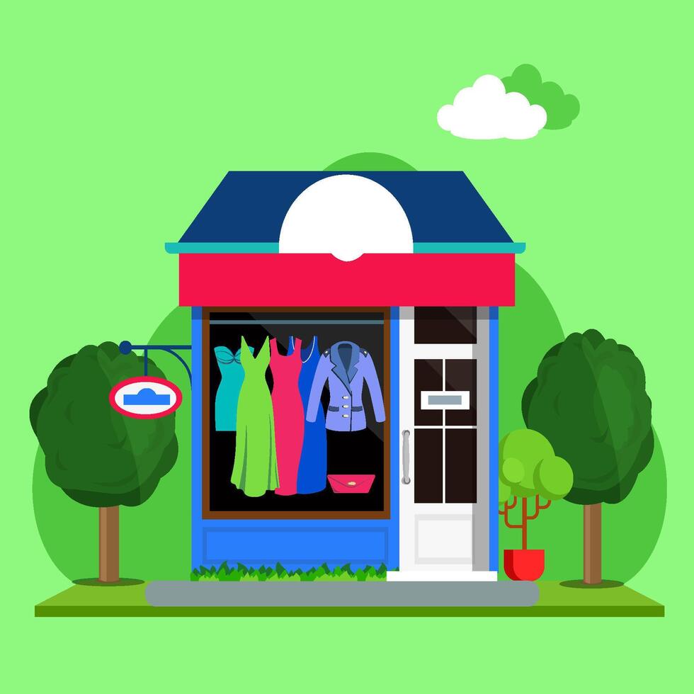 Home store market vector design