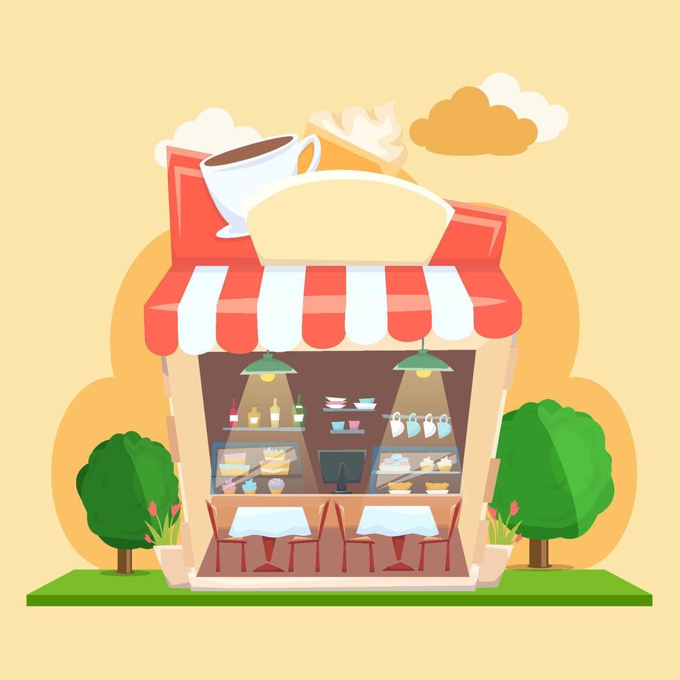 Home store market vector design