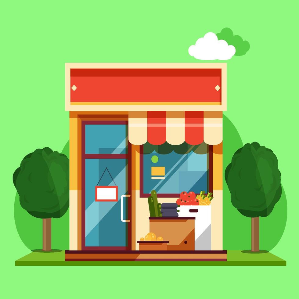 Home store market vector design