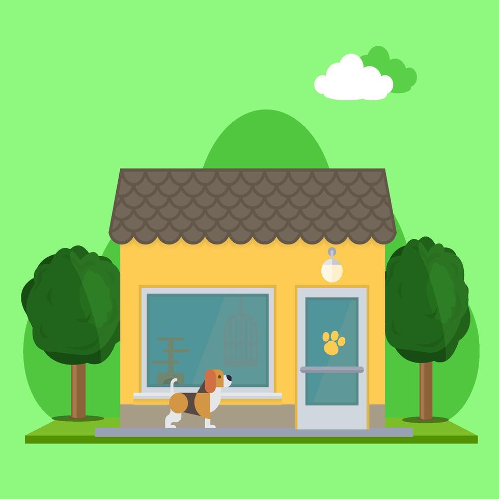 Home store market vector design