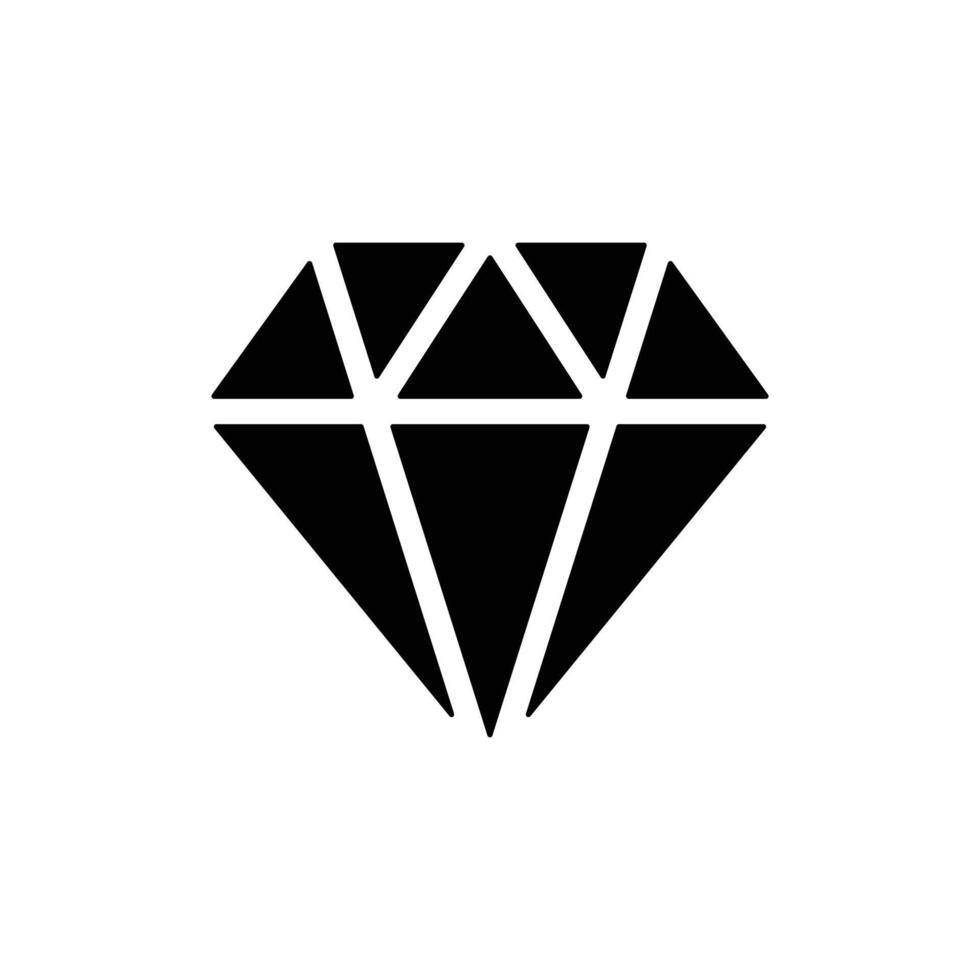 diamond icon vector