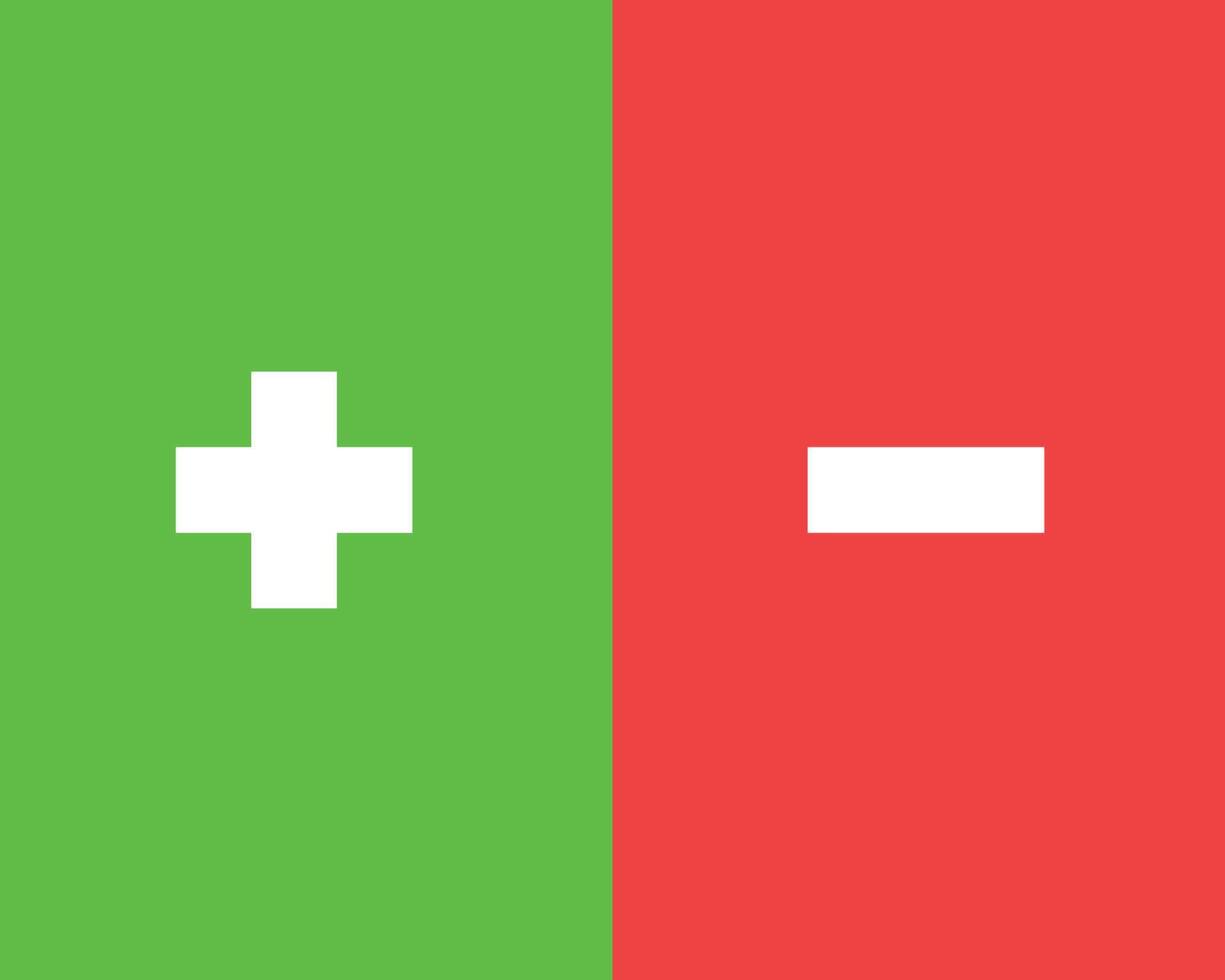 plus and minus icon vector