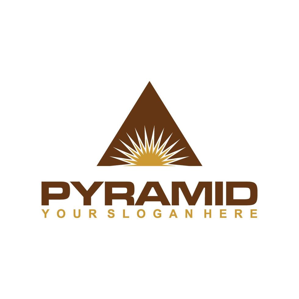 Pyramid Logo Template vector