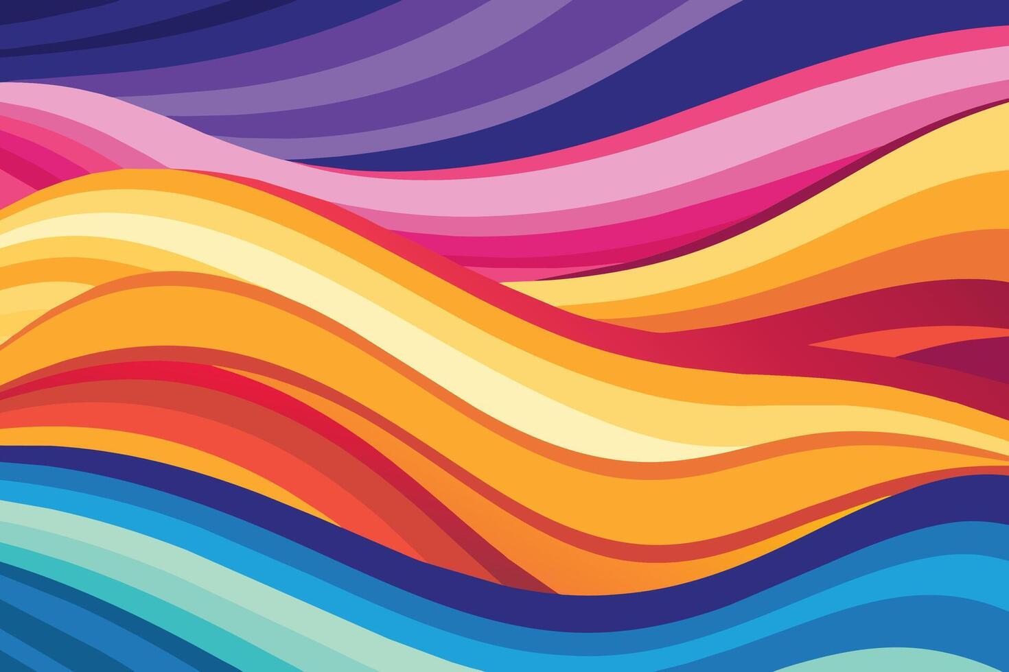 Soft and liquid color waves background vector