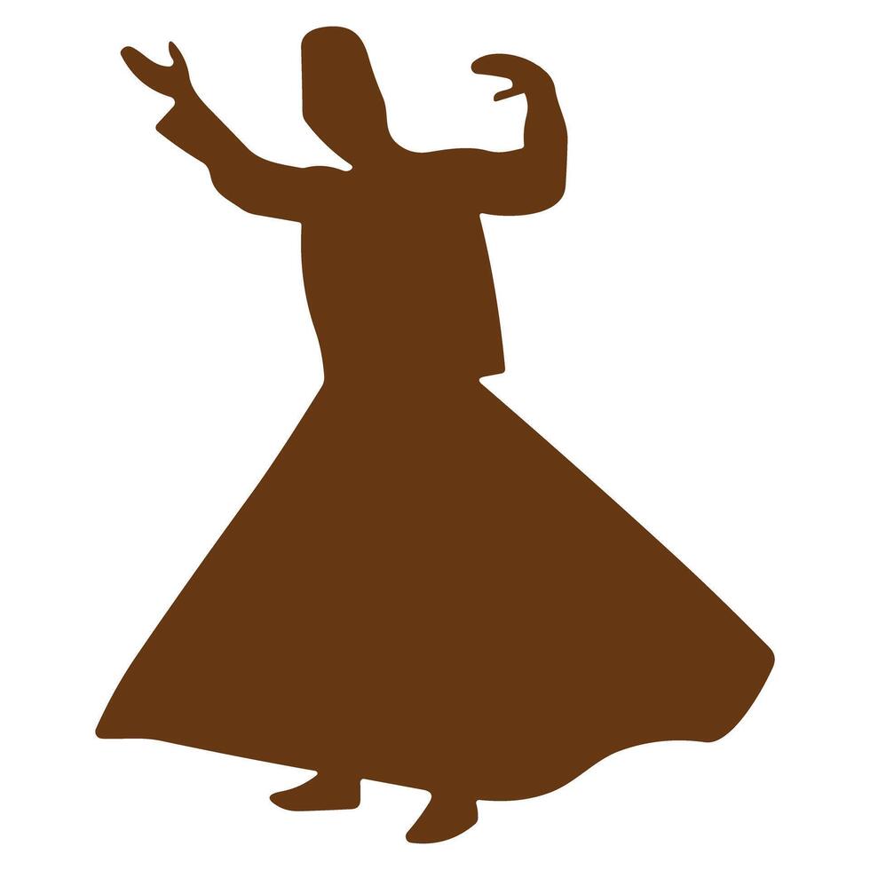 sufi danza vector