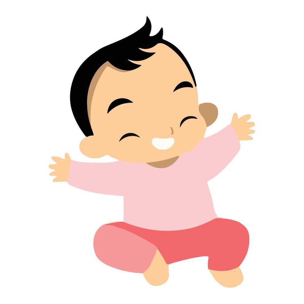 bebé vector icono y ilustración