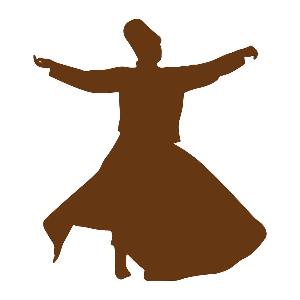 sufi danza vector