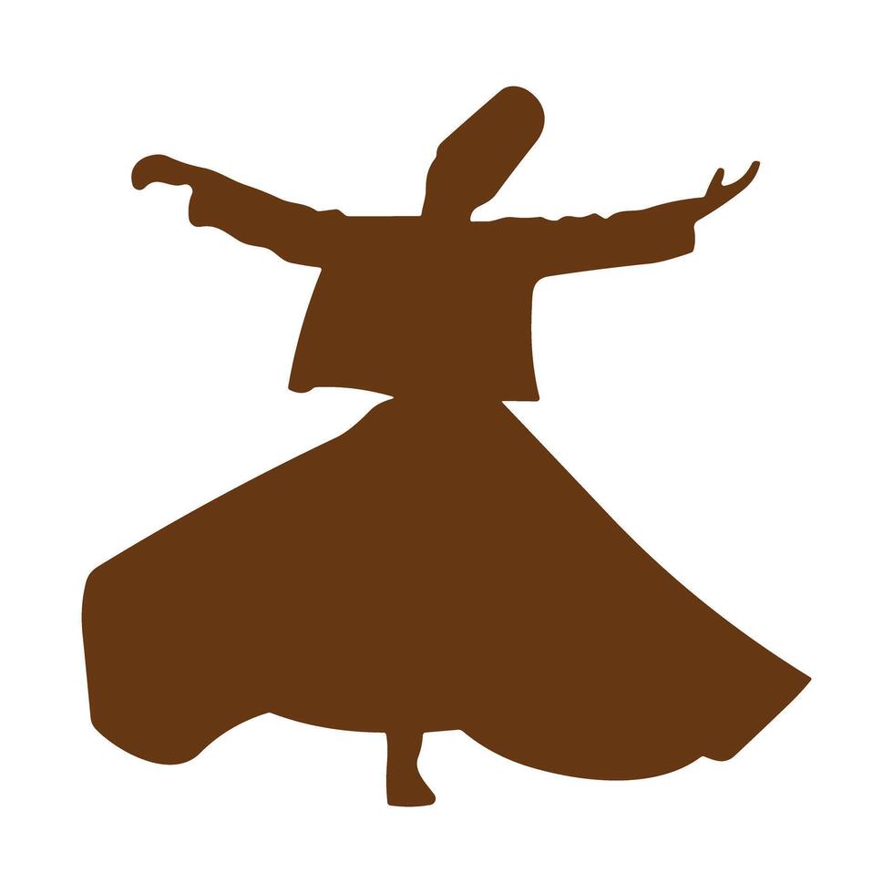 sufi danza vector