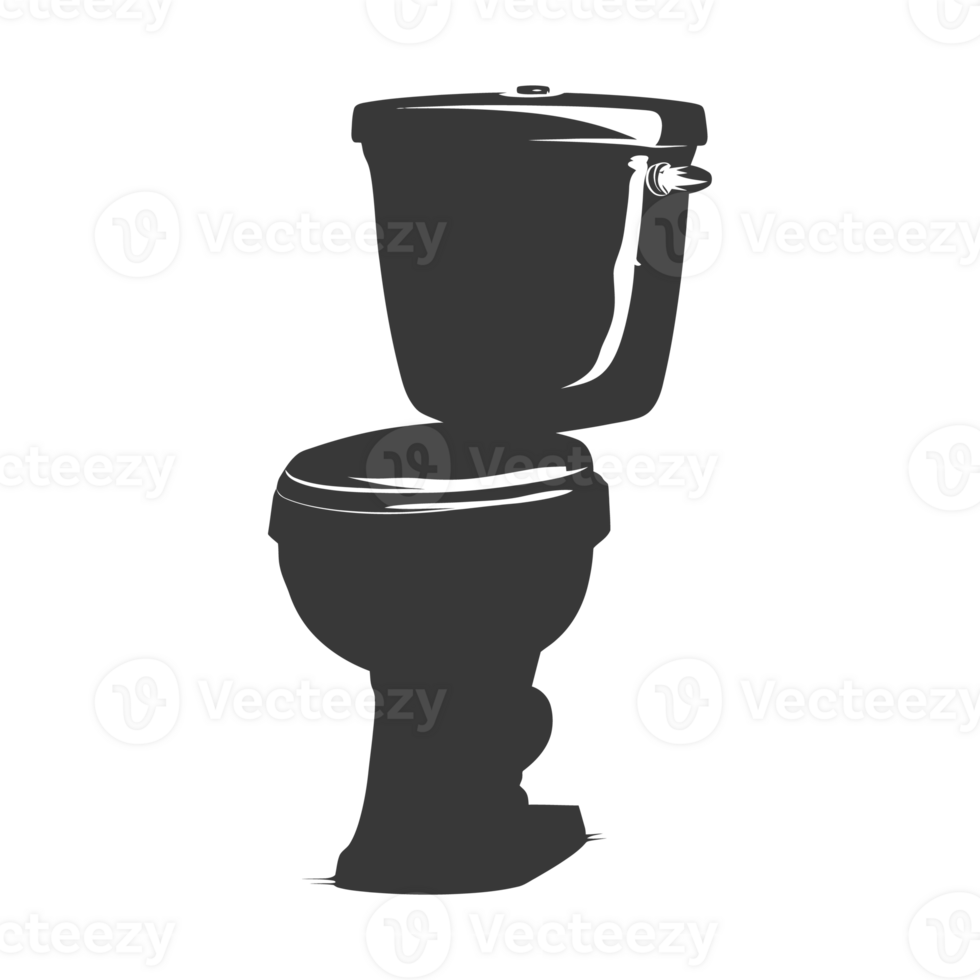 AI generated Silhouette water faucet black color only png