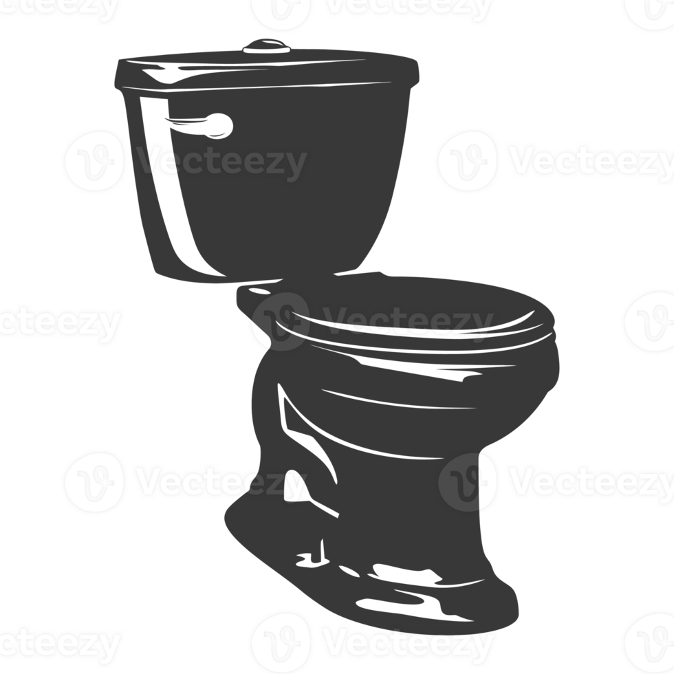 AI generated Silhouette water faucet black color only png