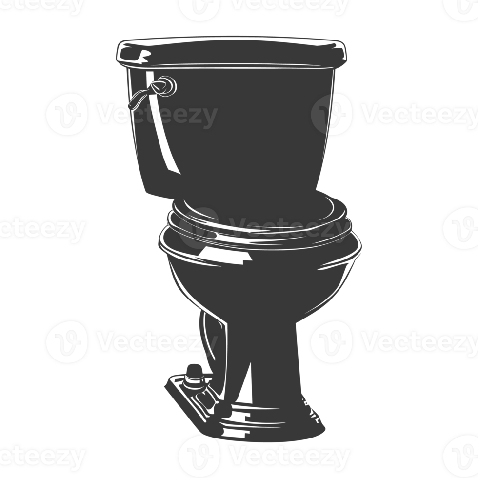 AI generated Silhouette water faucet black color only png