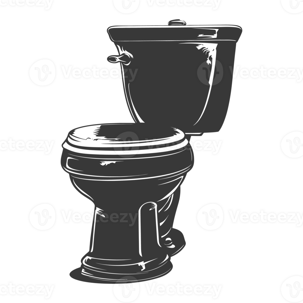 AI generated Silhouette water faucet black color only png