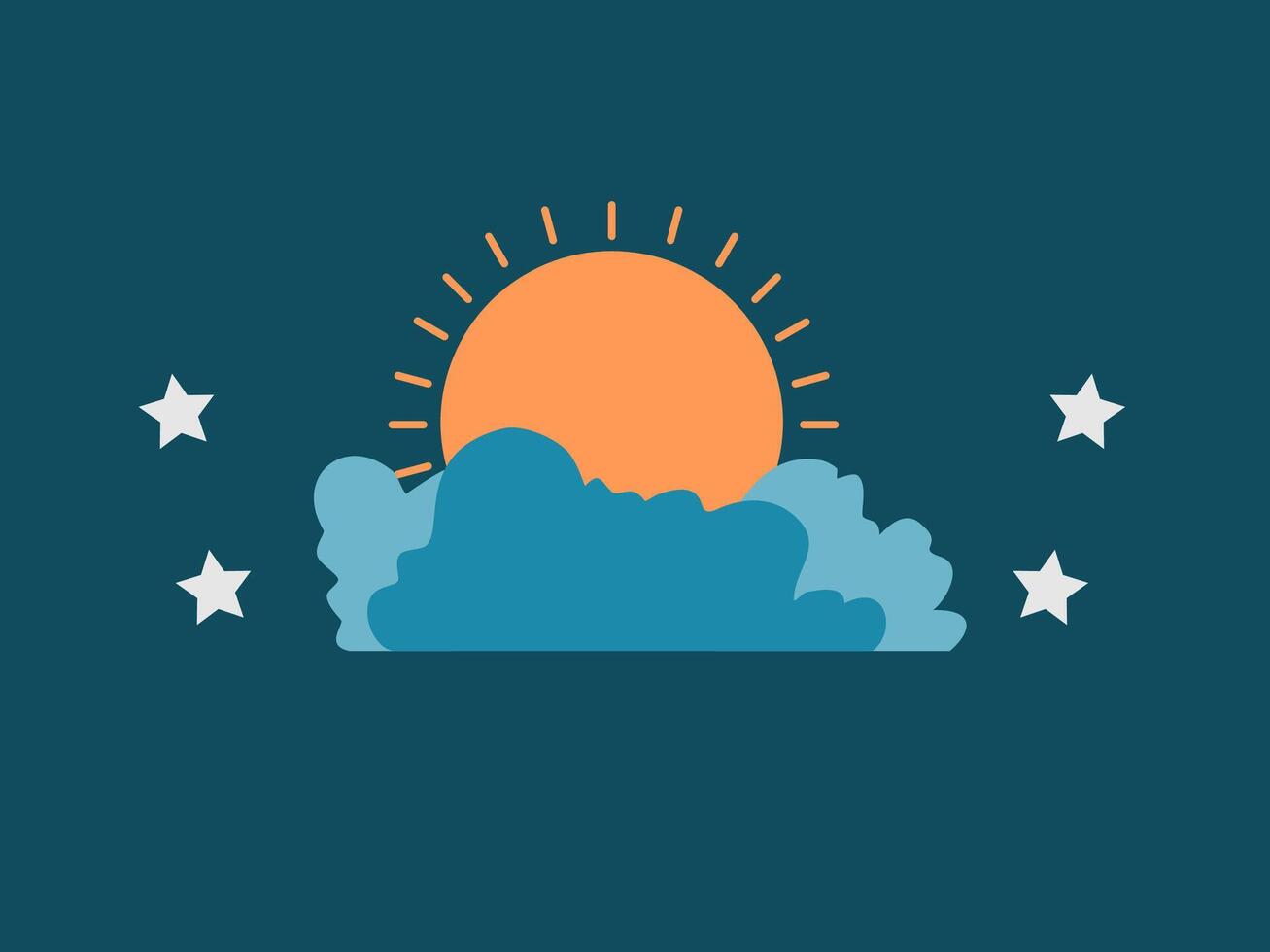 meteorology flat design vector illustration