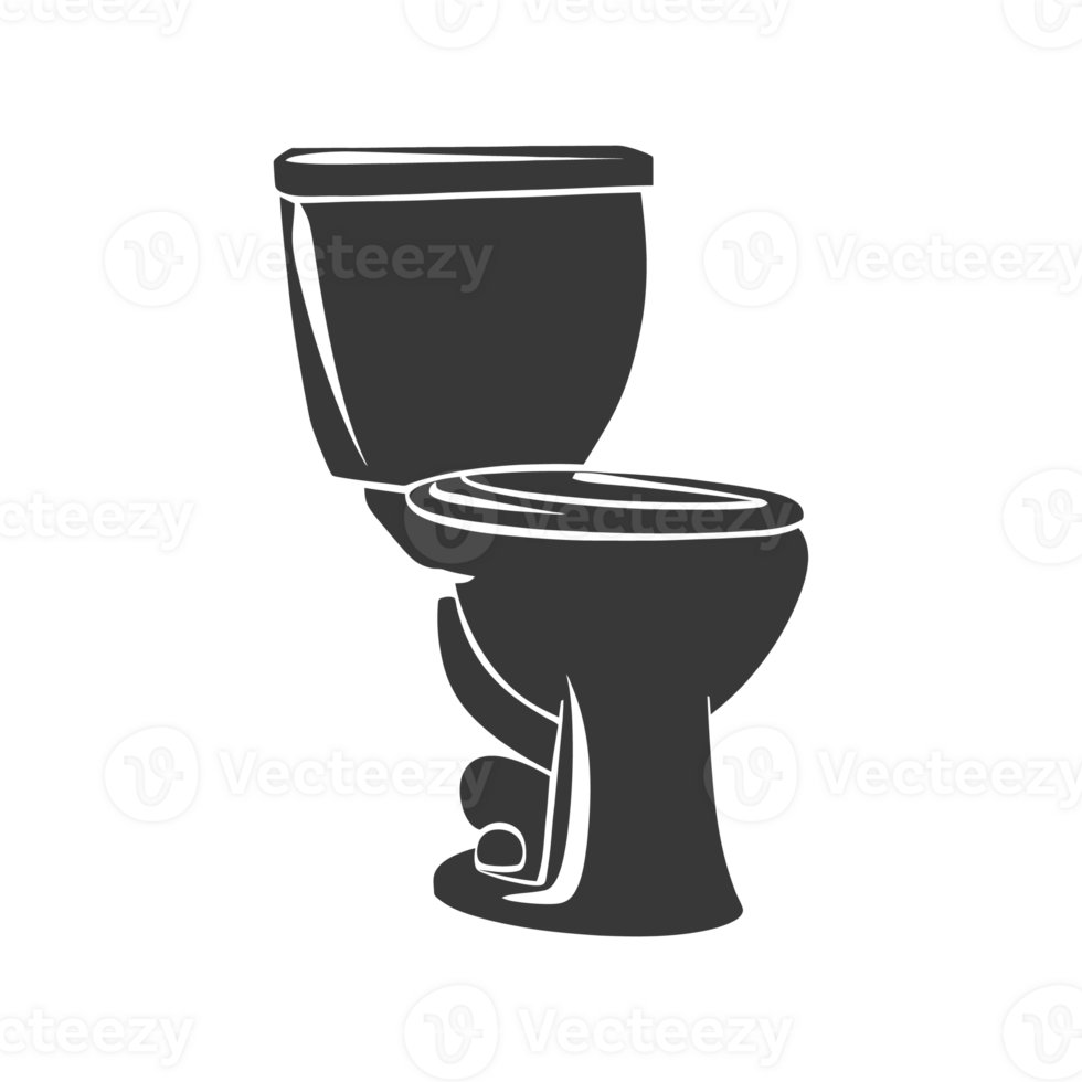 AI generated Silhouette water faucet black color only png