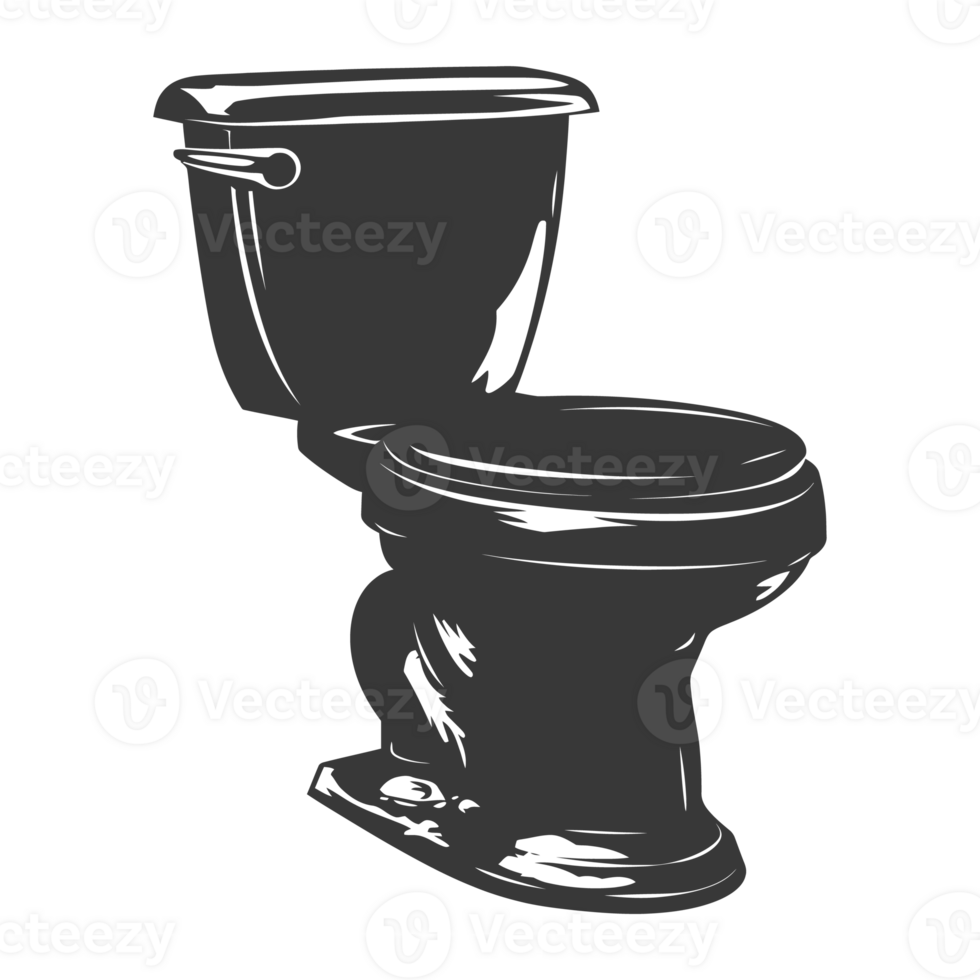 AI generated Silhouette water faucet black color only png