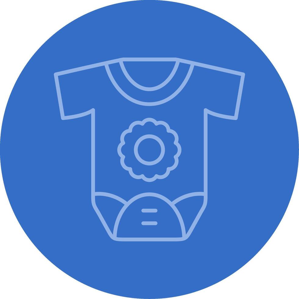 Newborn Gradient Line Circle Icon vector