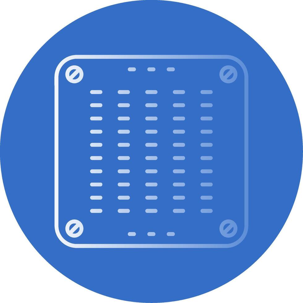 Air conditioner Gradient Line Circle Icon vector