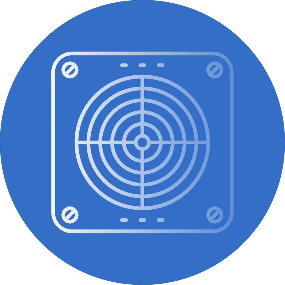 Extractor Gradient Line Circle Icon vector