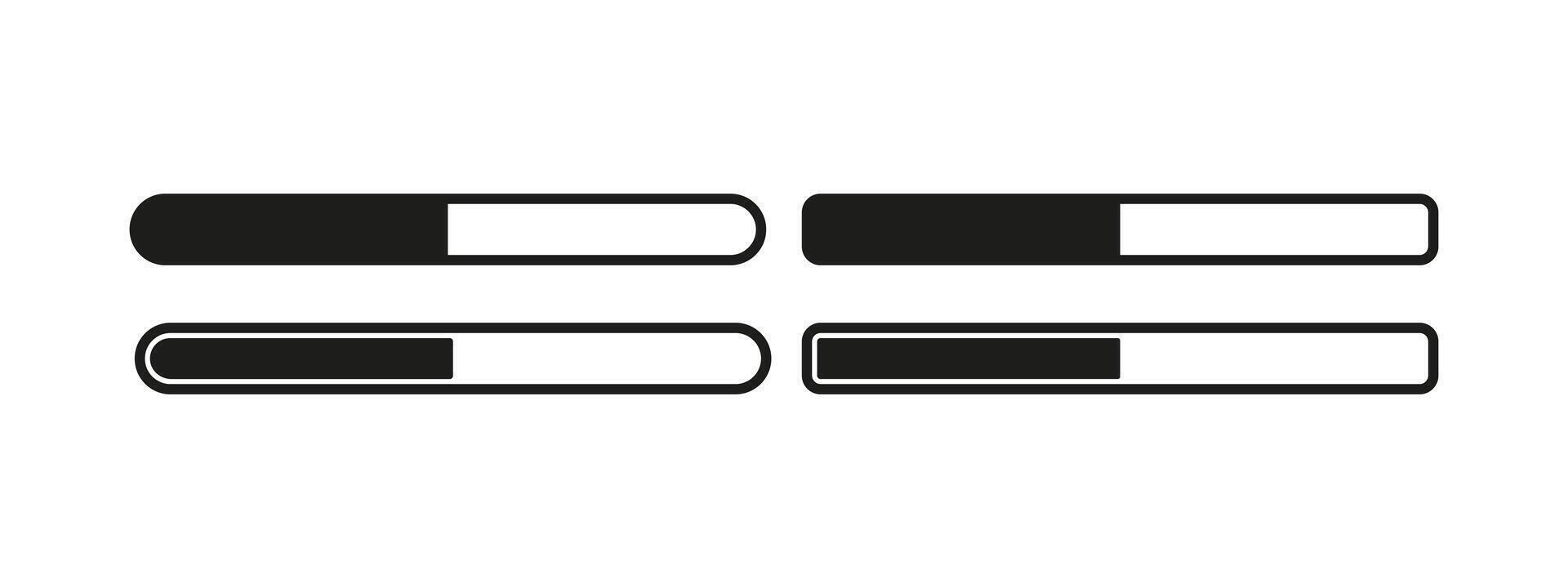 Loading process or the act of transferring data or content onto a device or system. Loading, data transfer, content upload. vector