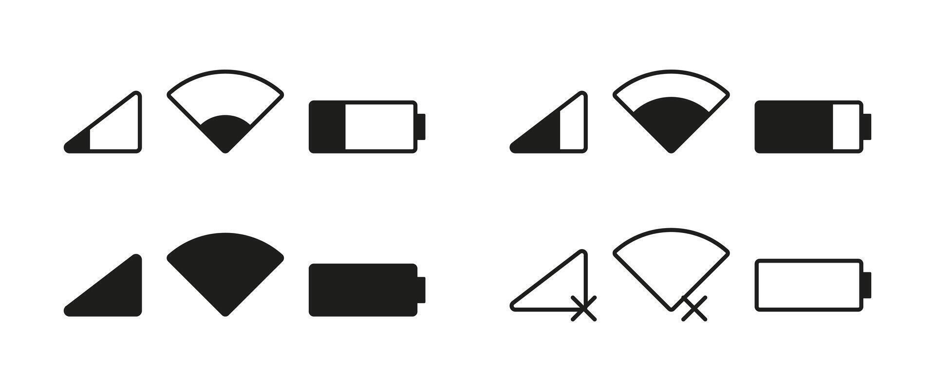 Charging a mobile phone battery to restore its power and ensure continued usage. Phone charging, battery charging, mobile device charging. vector