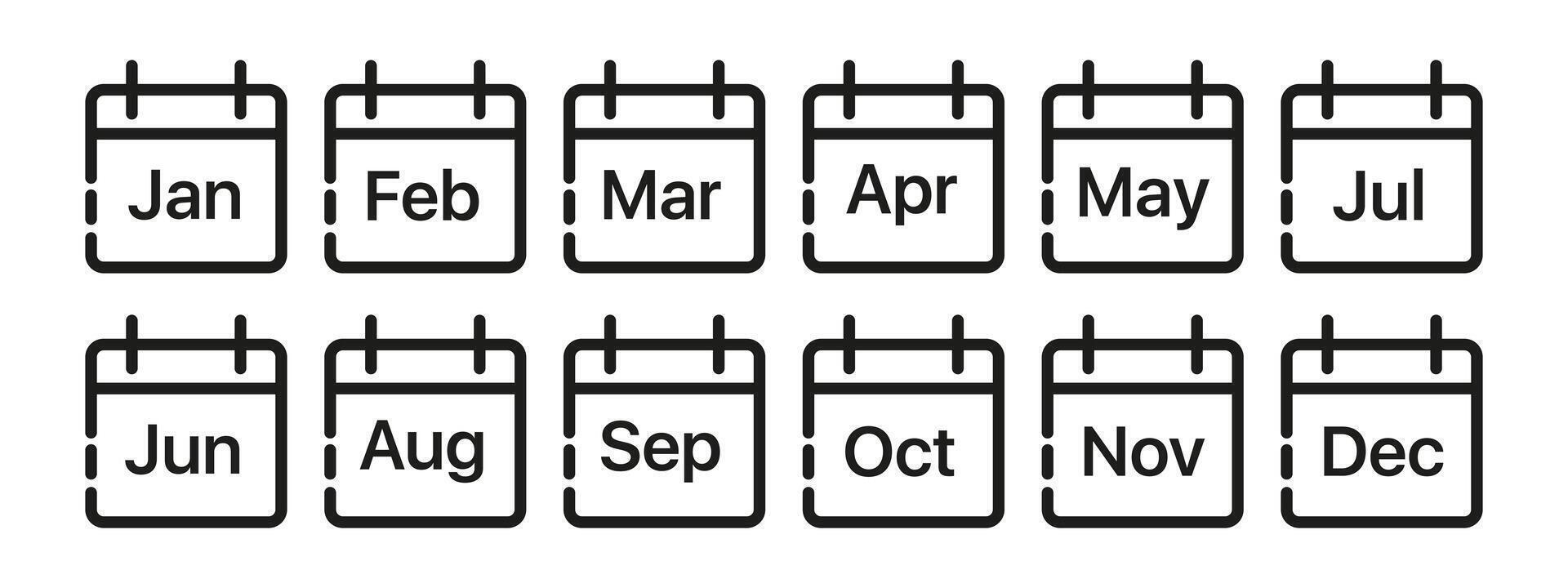 Calendar with monthly and daily schedules, dates, and events. Calendar, schedules, dates, events, planner, organization. vector