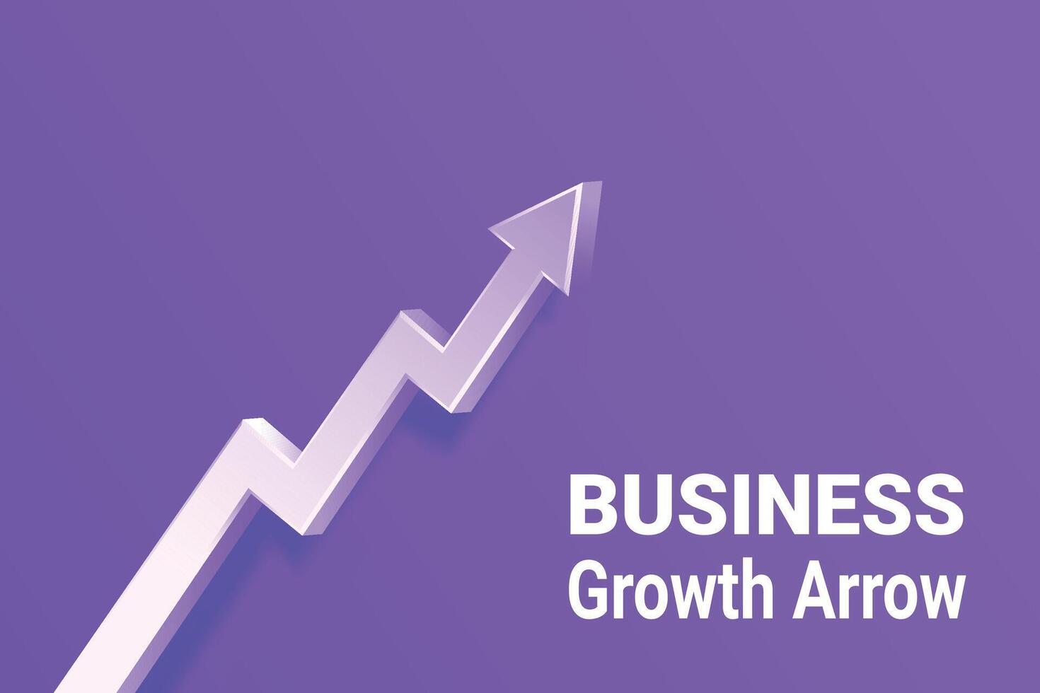vector negocio crecimiento pasos gráfico flecha concepto