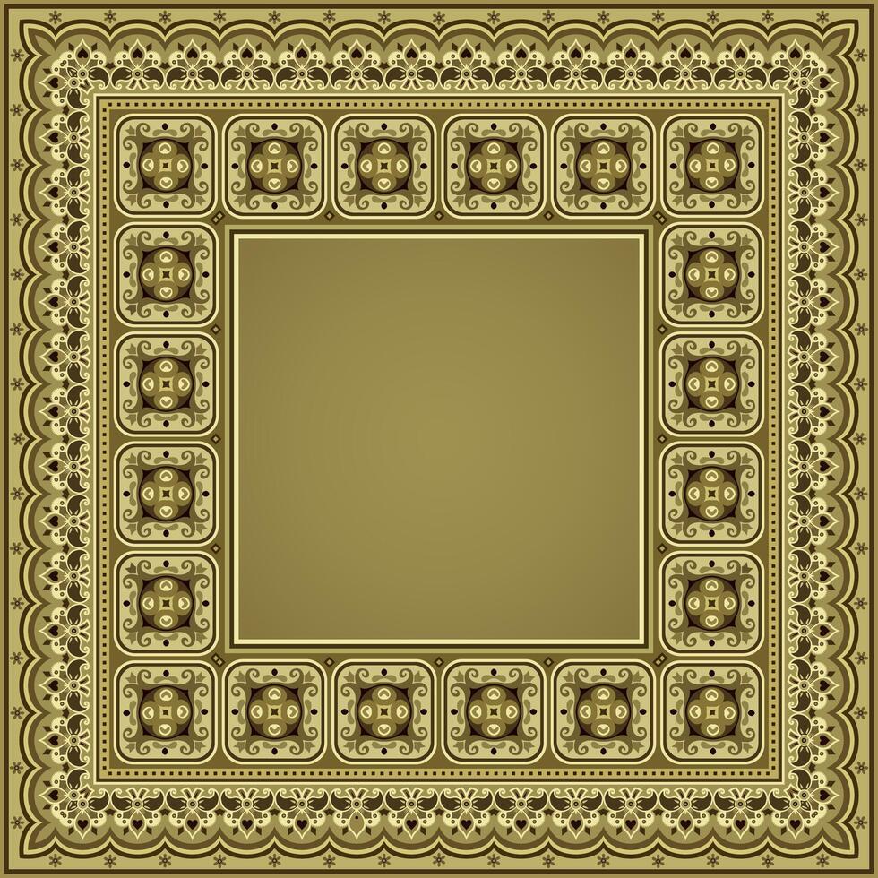 Vector abstract decorative ethnic ornamental illustration