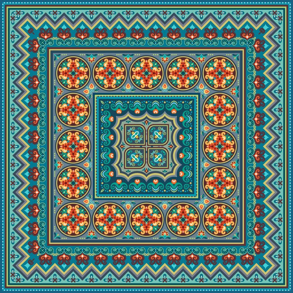 Vector abstract decorative ethnic ornamental illustration