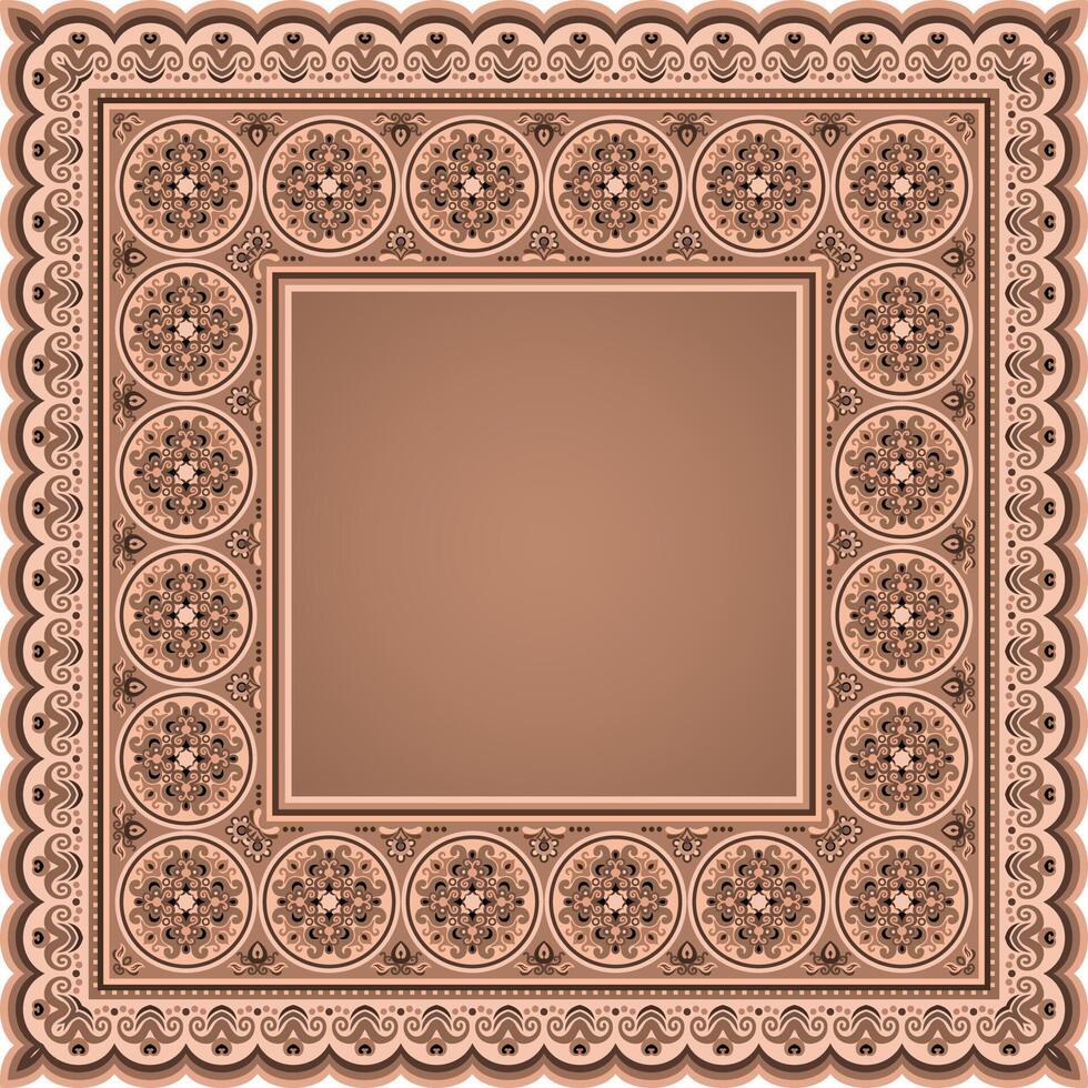 Vector abstract decorative ethnic ornamental illustration