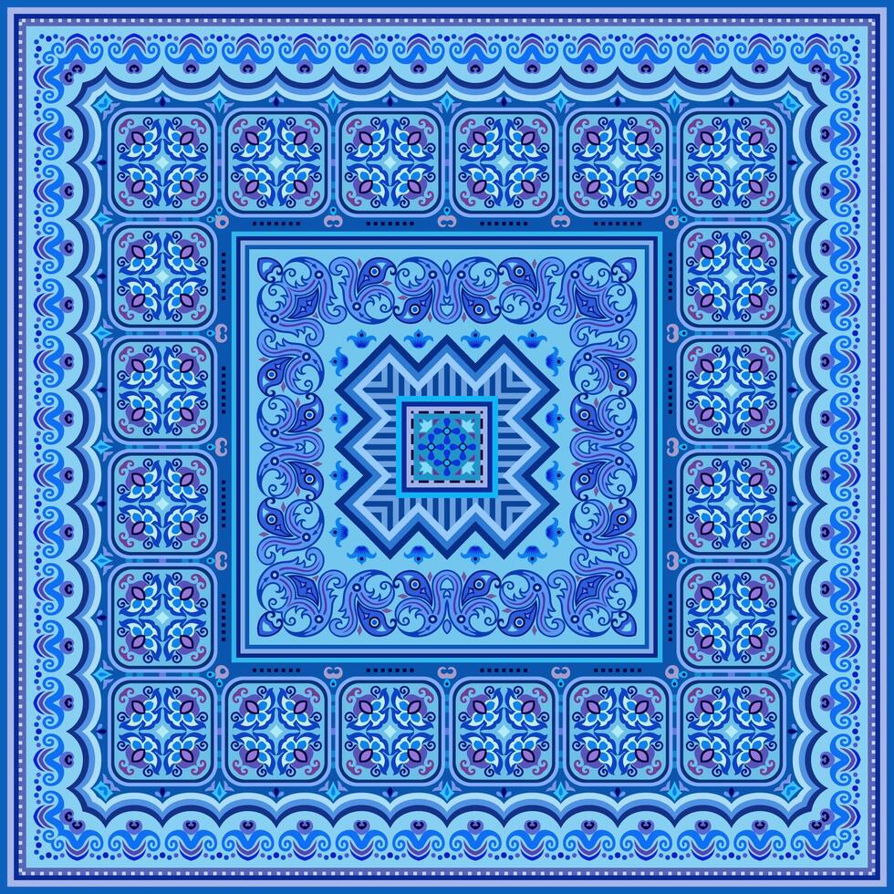 Vector abstract decorative ethnic ornamental illustration