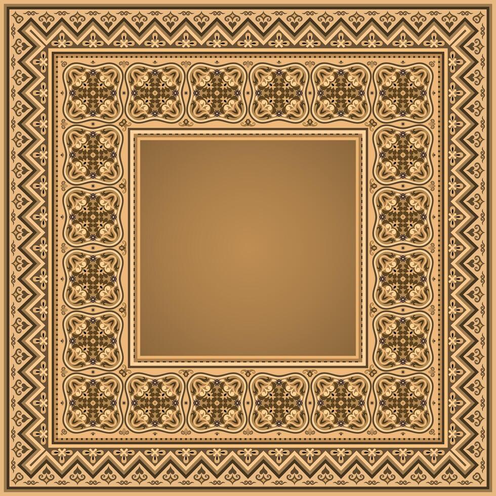 Vector abstract decorative ethnic ornamental illustration